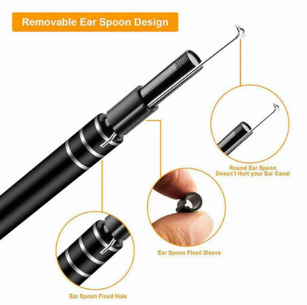3 in 1 USB 5.5mm Camera HD Digital Visual Ear Spoon Ear Cleaning Endoscope