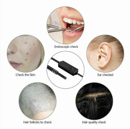 3 in 1 USB 5.5mm Camera HD Digital Visual Ear Spoon Ear Cleaning Endoscope