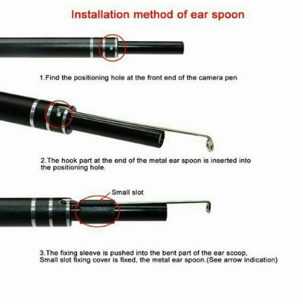 3 in 1 USB 5.5mm Camera HD Digital Visual Ear Spoon Ear Cleaning Endoscope