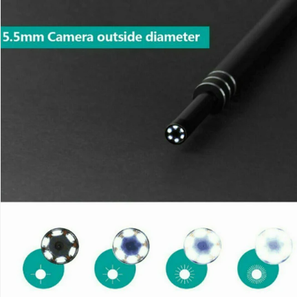 3 in 1 USB 5.5mm Camera HD Digital Visual Ear Spoon Ear Cleaning Endoscope