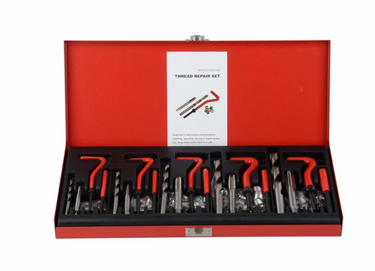 131pcs Metric Helicoil Thread Repair Kit with Drill Tools