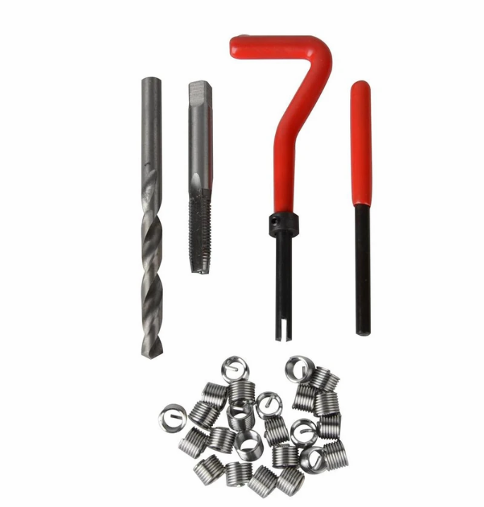 131pcs Metric Helicoil Thread Repair Kit with Drill Tools