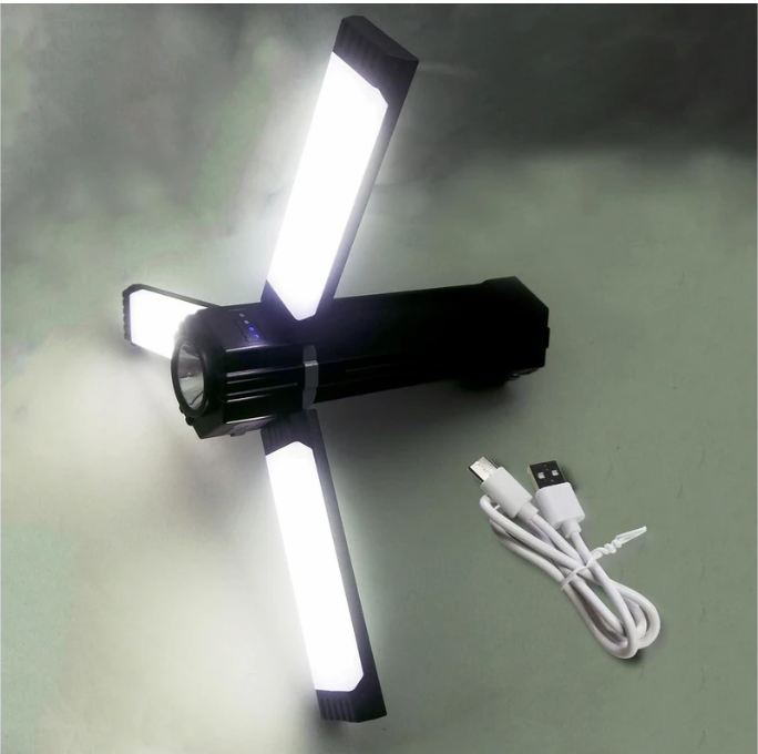 Camping Light with 5 Modes Magnetic Work Lamp Power Bank