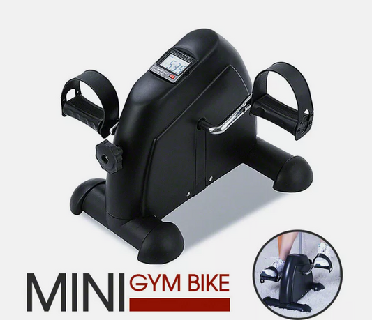 PORTABLE EXERCISER MINI BIKE TRAINER EXERCISE MACHINE DESK HOME GYM PEDAL CYCLE