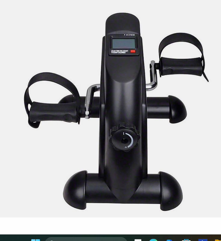 PORTABLE EXERCISER MINI BIKE TRAINER EXERCISE MACHINE DESK HOME GYM PEDAL CYCLE