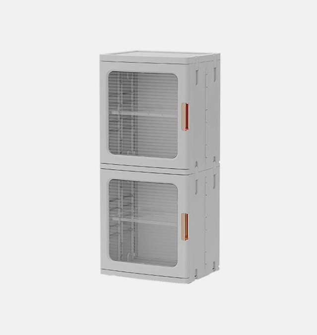 Storage Boxes Foldable Transparent Living Room Bedroom Storage Organizer