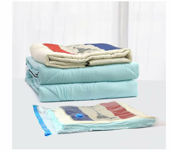 Vacuum Storage Bags Space Saver - Space Saving Organizer Bags- Airtight, Waterproof, Reusable Compression Bags for Clothes, Blankets & Seasonal Storage 12 pcs 70x100cm