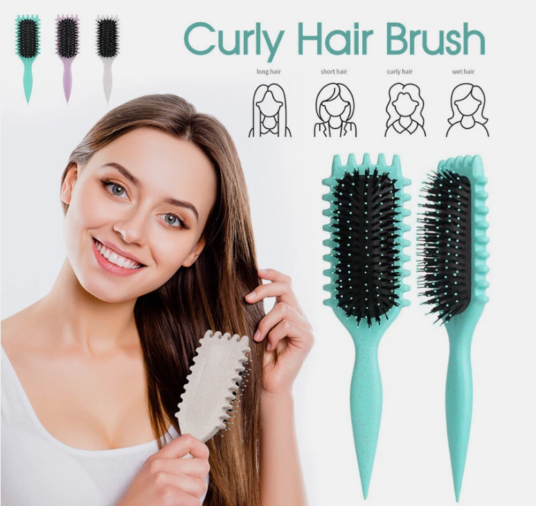 Women Curl Define Styling Defining Brush Hair Stylishing Tool Curl Brush
