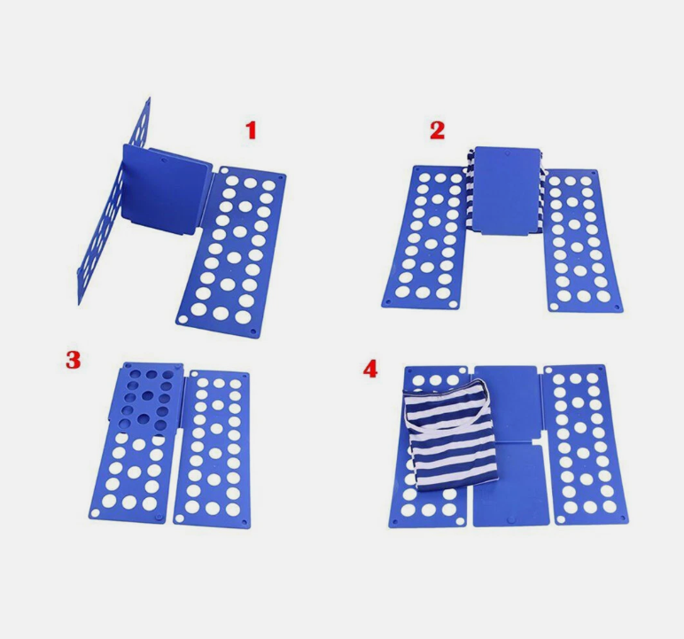 Clothes T Shirt Top Folder Magic Folding Board Flip Fold Laundry Organizer