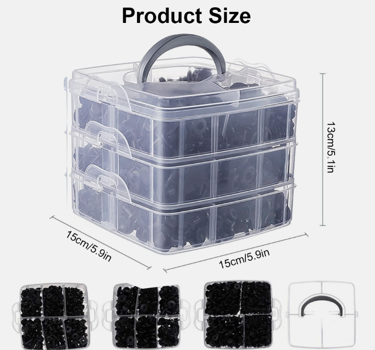 795PCS Car Body Trim Clips Retainer Bumper Auto Panel Push Plastic Fastener Kit