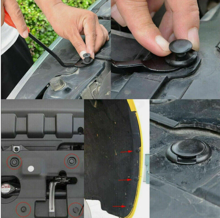 795PCS Car Body Trim Clips Retainer Bumper Auto Panel Push Plastic Fastener Kit