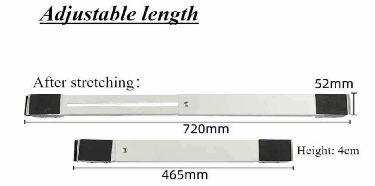 Household Refrigerator WashingMachine Base Metal Adjustable Mobile Bracket Furniture Base Bracket Mover