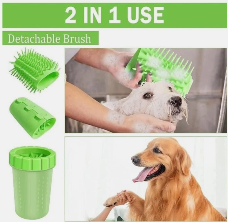 1/2/3x Large Dog Paw Cleaner Cup Portable Pet Foot Washer for Golden Retriever