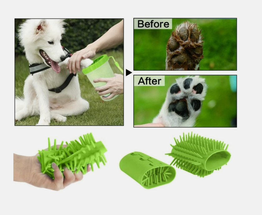 1/2/3x Large Dog Paw Cleaner Cup Portable Pet Foot Washer for Golden Retriever