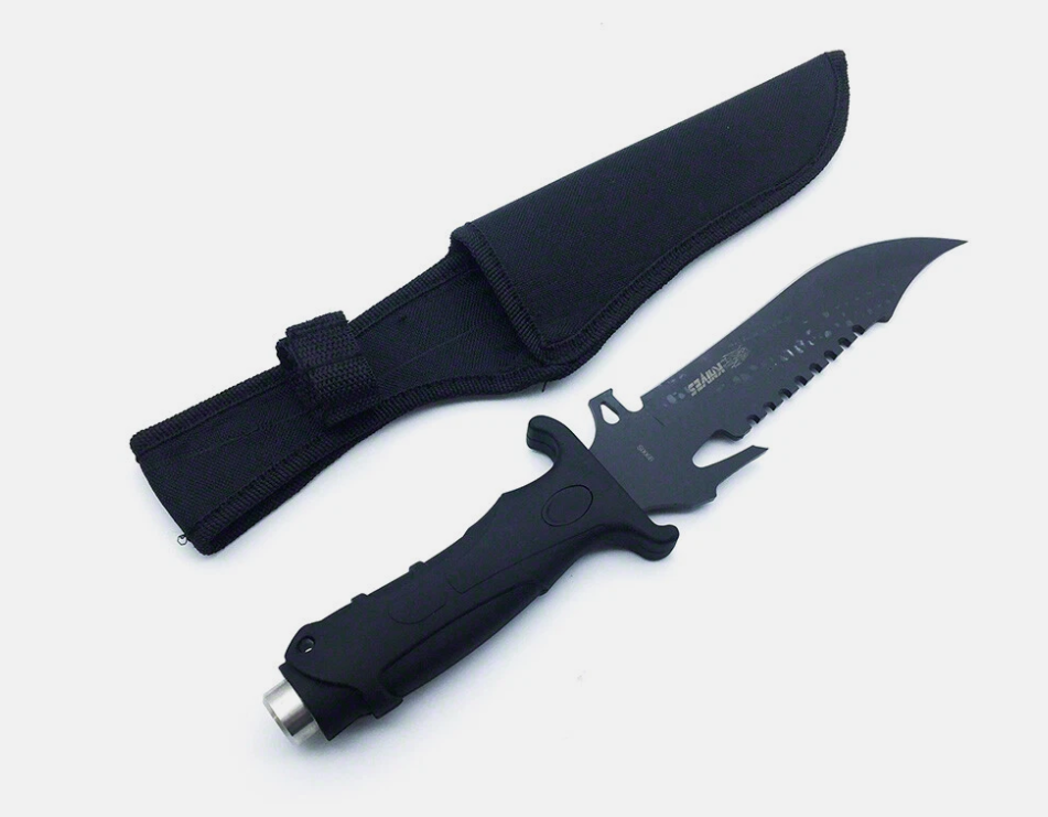 Camping Tactical Razor Sharp Survival Knife Bowie Pig Sticker With Nylon Sheath