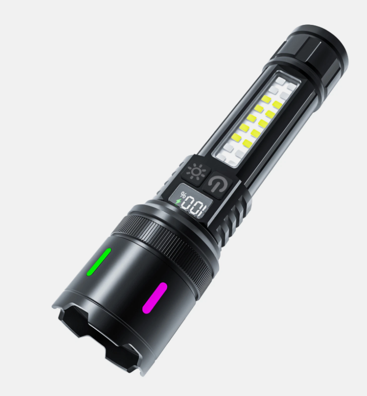 50000000 LED Torch Zoom Light Super Bright Hunting Flashlight USB Rechargeable