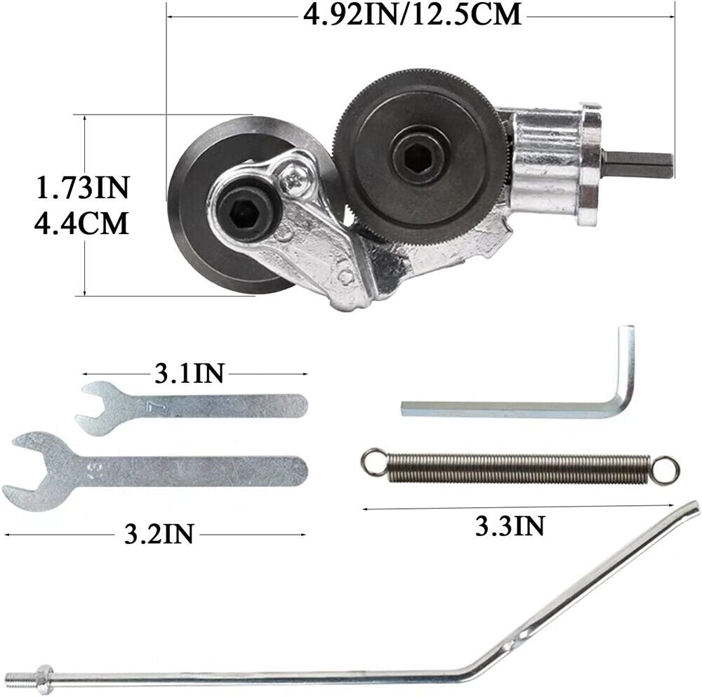 Electric Drill Plate Cutter Sheet Metal Nibbler Precise Cutting Sheet Attachment