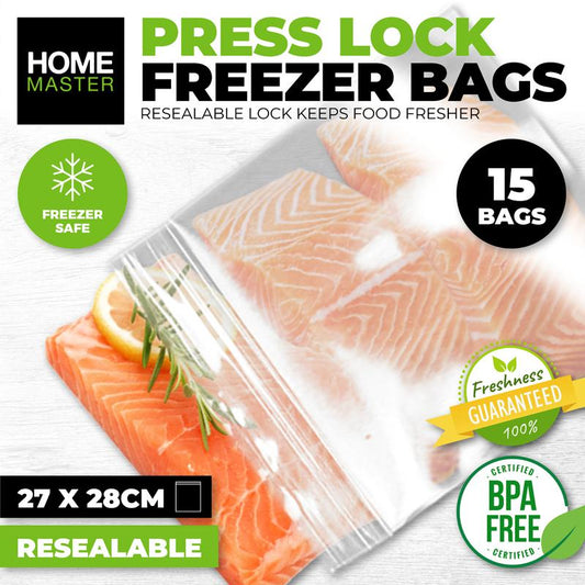 Bags Freezer 26.8cmx27.9cm 15pk