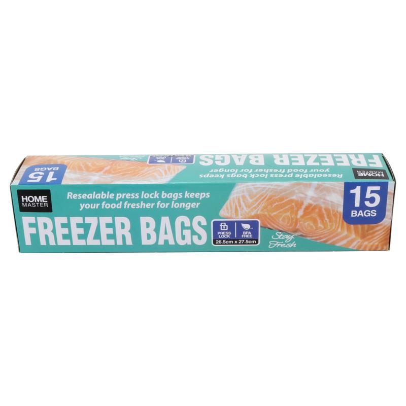 Bags Freezer 26.8cmx27.9cm 15pk