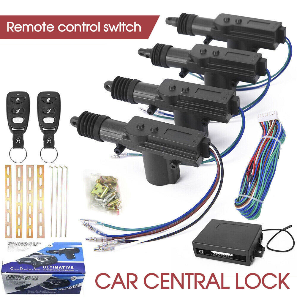 Remote Auto Car Control Keyless Entry Central Door Lock Locks Locking Kit System