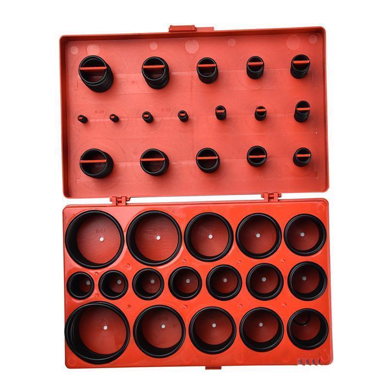 Rubber O Ring Kit Metric Grommet Seal Plumbing Garage O-Ring Assortment 419 PCS