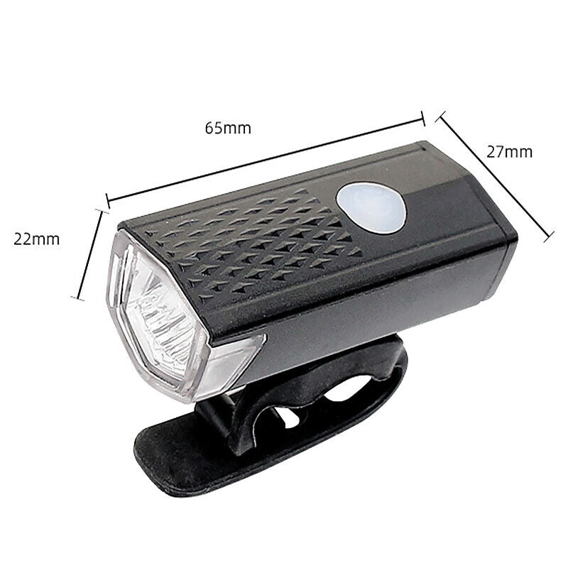 Bike Front Rear Light USB Rechargable Lamp Flashlight Bicycle LED AU