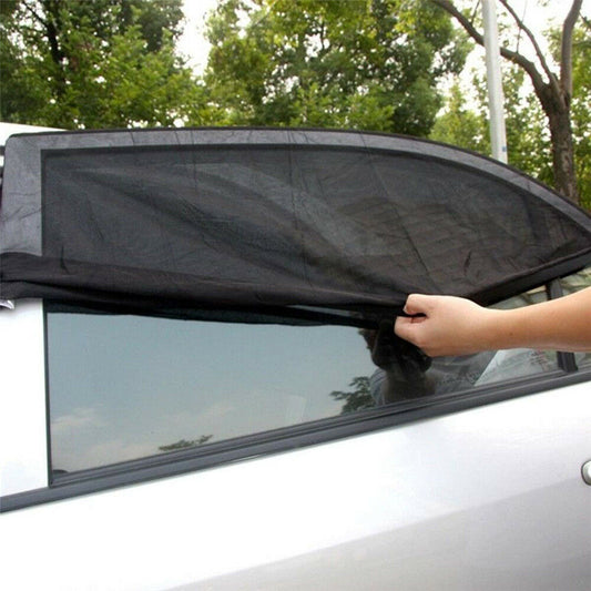 2x Side Rear Seat Window Mesh Sun Shade Car Window Socks Baby Kid UV Protection