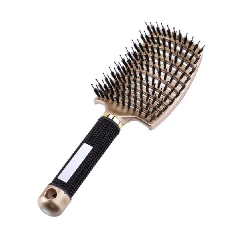 Women Detangling Nylon Bristle Brush Detangle Hairbrush Head Scalp Massage Comb