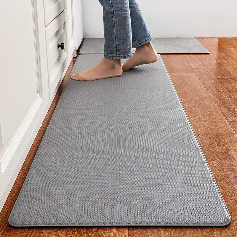 Non-Slip Waterproof Kitchen Door Mat Home Floor Rug Carpet Anti-Oil Easy Clean