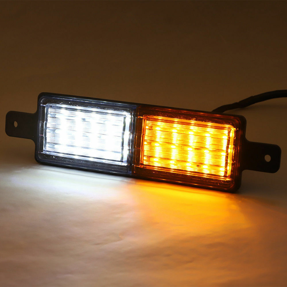 Sealed Bullbar Lights Set Of 2 Front Indicator Park LED Bull Bar Light