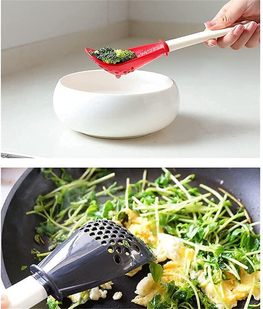 All Purpose Cooking Spoon Multi Function Potato Masher Scoop Grater Kitchen Tool