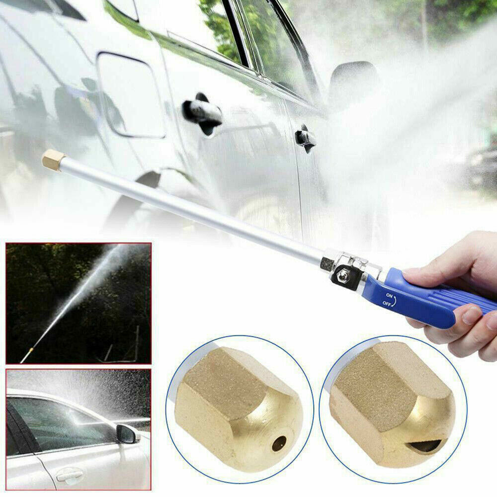 Hydro Jet High Pressure Power Washer Water Spray Gun Nozzle Wand Cleaner New