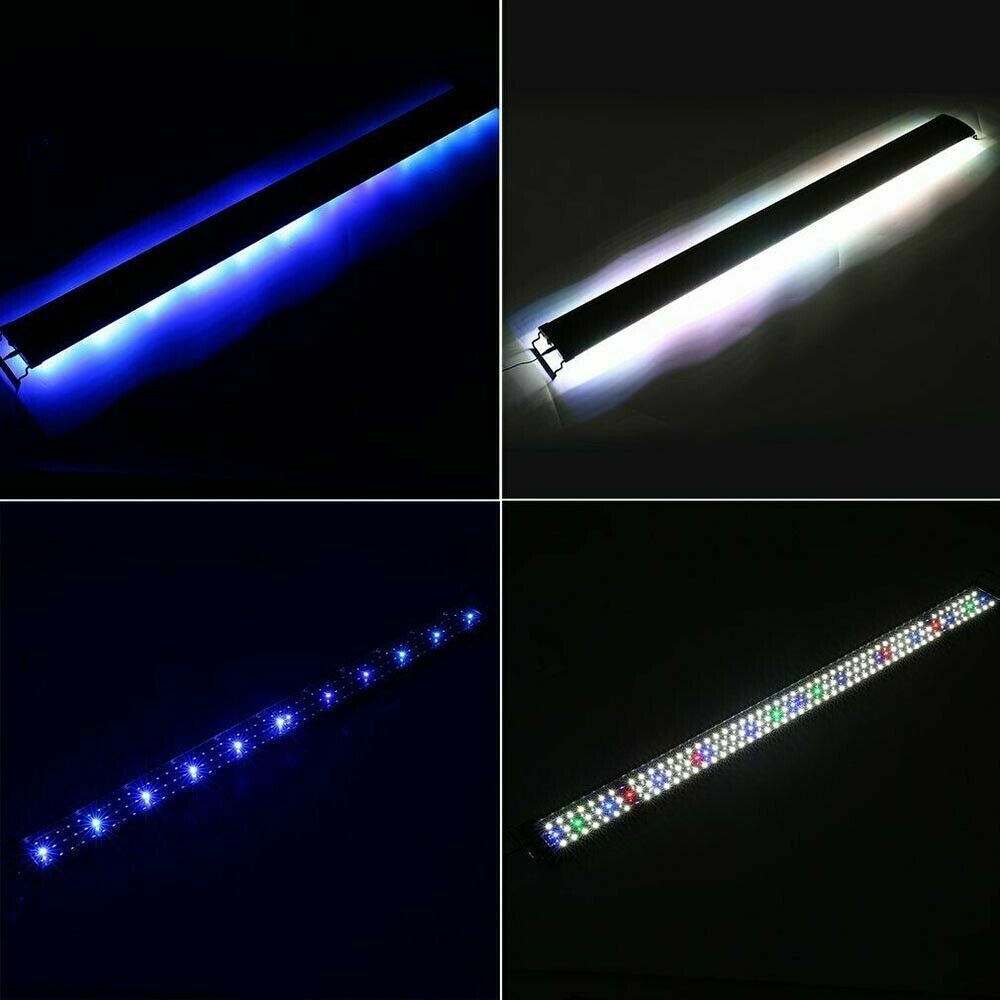 60 /90cm Aquarium Light Lighting Full Spectrum Aqua Plant Fish Tank Bar LED Lamp