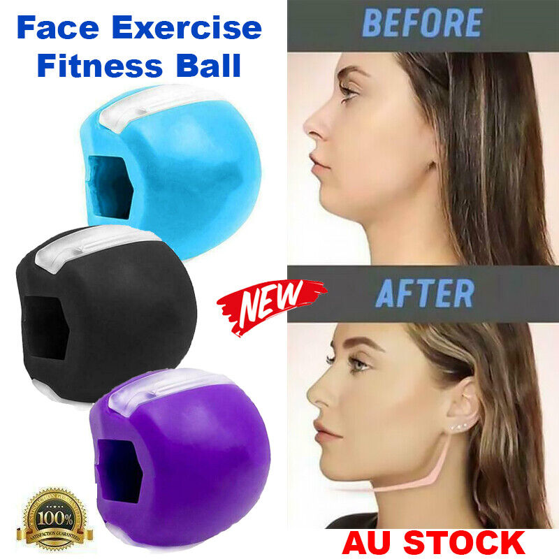 Face Exerciser Exercise Fitness Ball Neck Toner Jaw 3 Level-AU STOCK