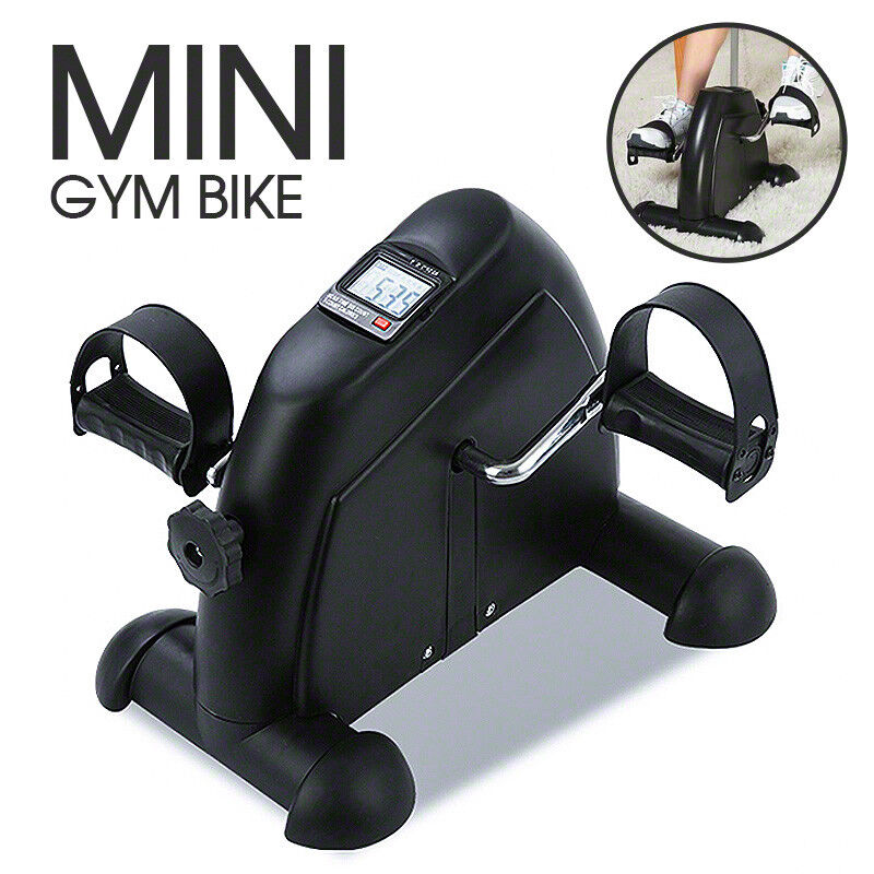 Mini Pedal Exerciser Gym Bike Fitness Cycle Leg/Arm w/ LCD Display Portable AU