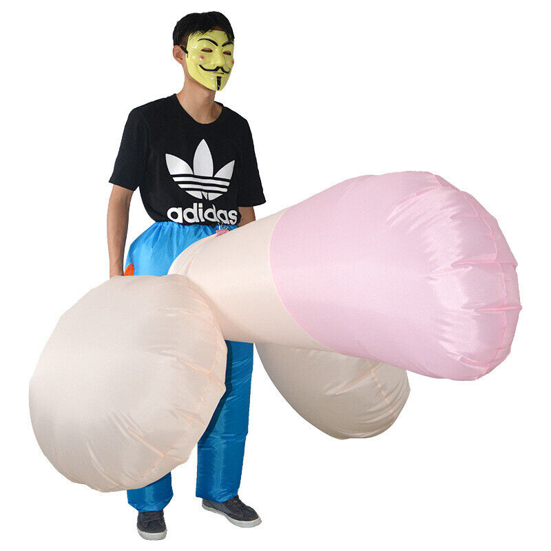 Inflatable Adult Costume Suit Fan Halloween Costume Party Funny Fancy Dress Part