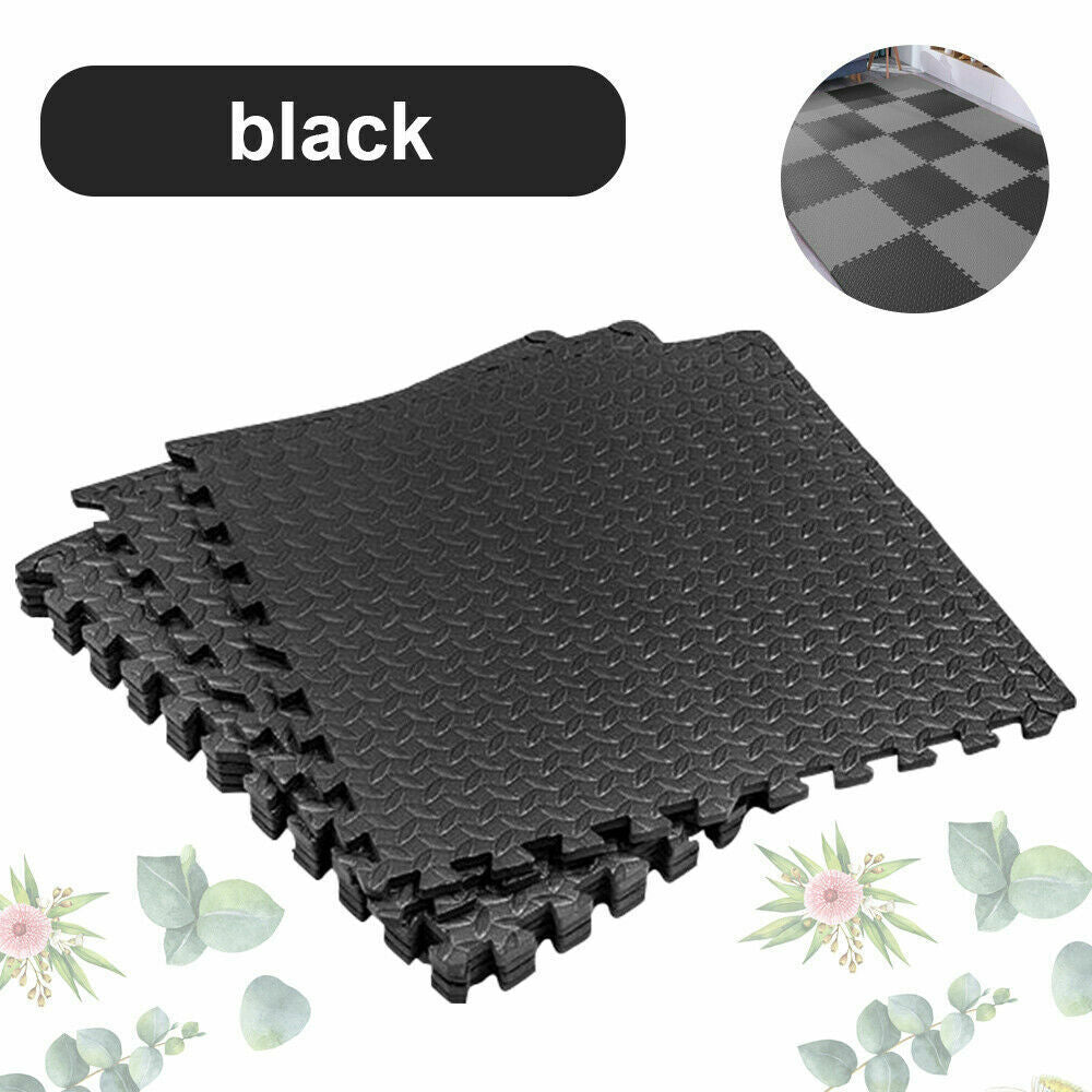 6/12x Interlocking Heavy Duty EVA Foam Gym Flooring Mat Floor Mats Tiles 60x60cm