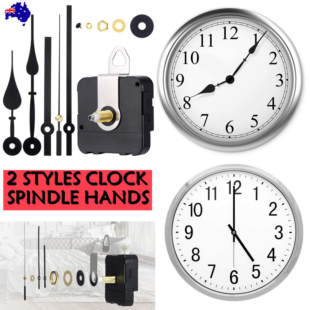 Set Wall Quartz Clock Movement Mechanism Repair Replacement Hands Tool Parts Kit