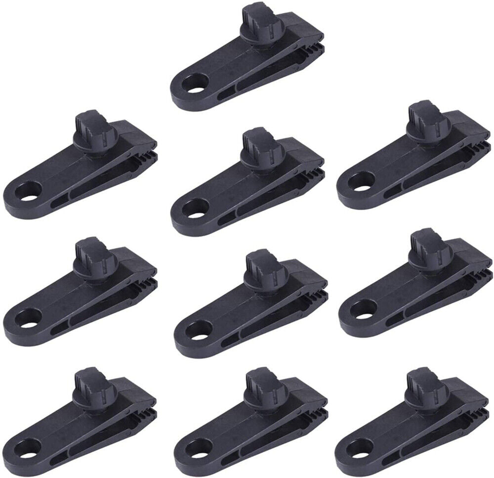 Tarp Clips Heavy Duty Awning Clamps Camping Tents Canopies Canvas Lock