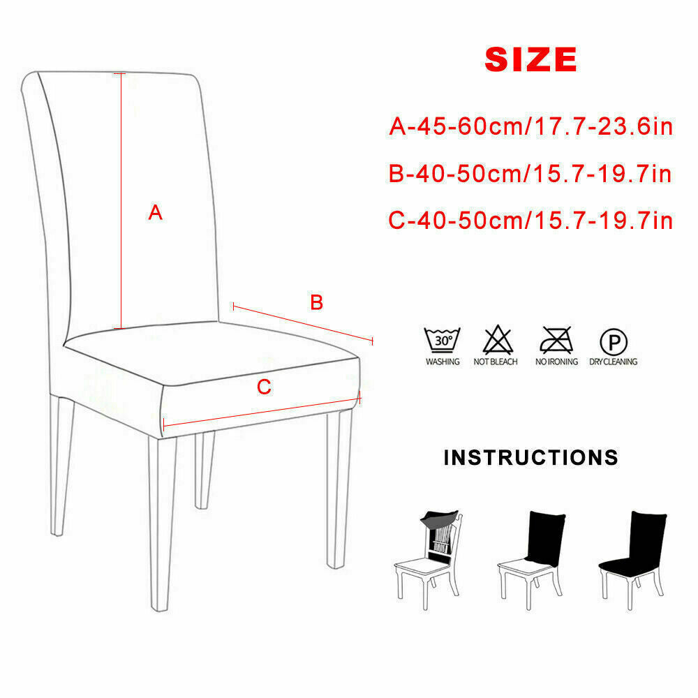 Dining Chair Cover Stretch Removable Slipcover Washable Banquet Event