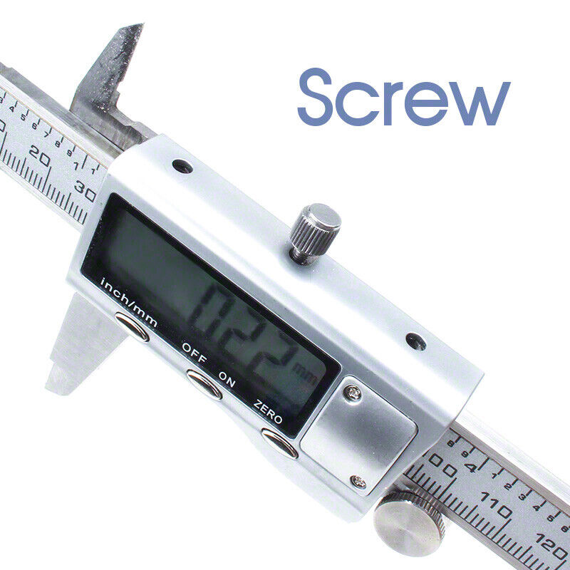 Stainless Steel Electronic Digital LCD Vernier Caliper Micrometer New 150mm 6''