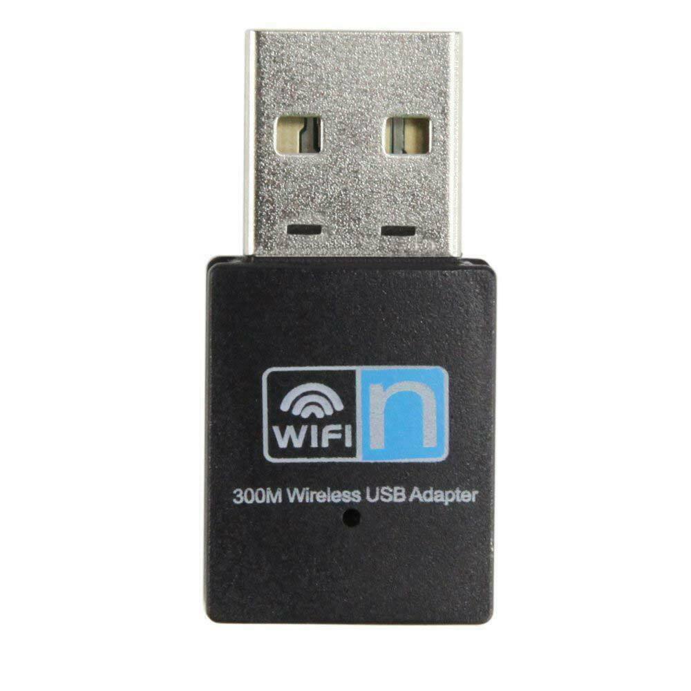 USB Wireless N WiFi Adapter Dongle Network LAN Card 802.11n 300Mbps Windows 10