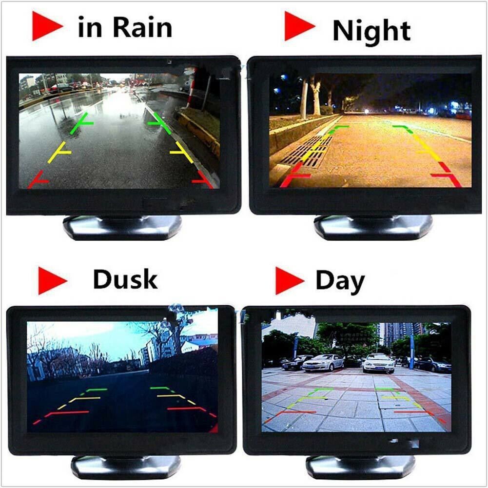 8 LED HD Car Rear View Reverse Backup Camera Parking Night Vision Waterproof