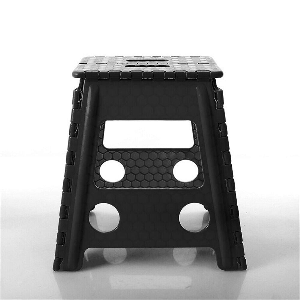 Folding Step Stool Plastic Camping Chair Store Flat Outdoor 39cm Portable Ladder