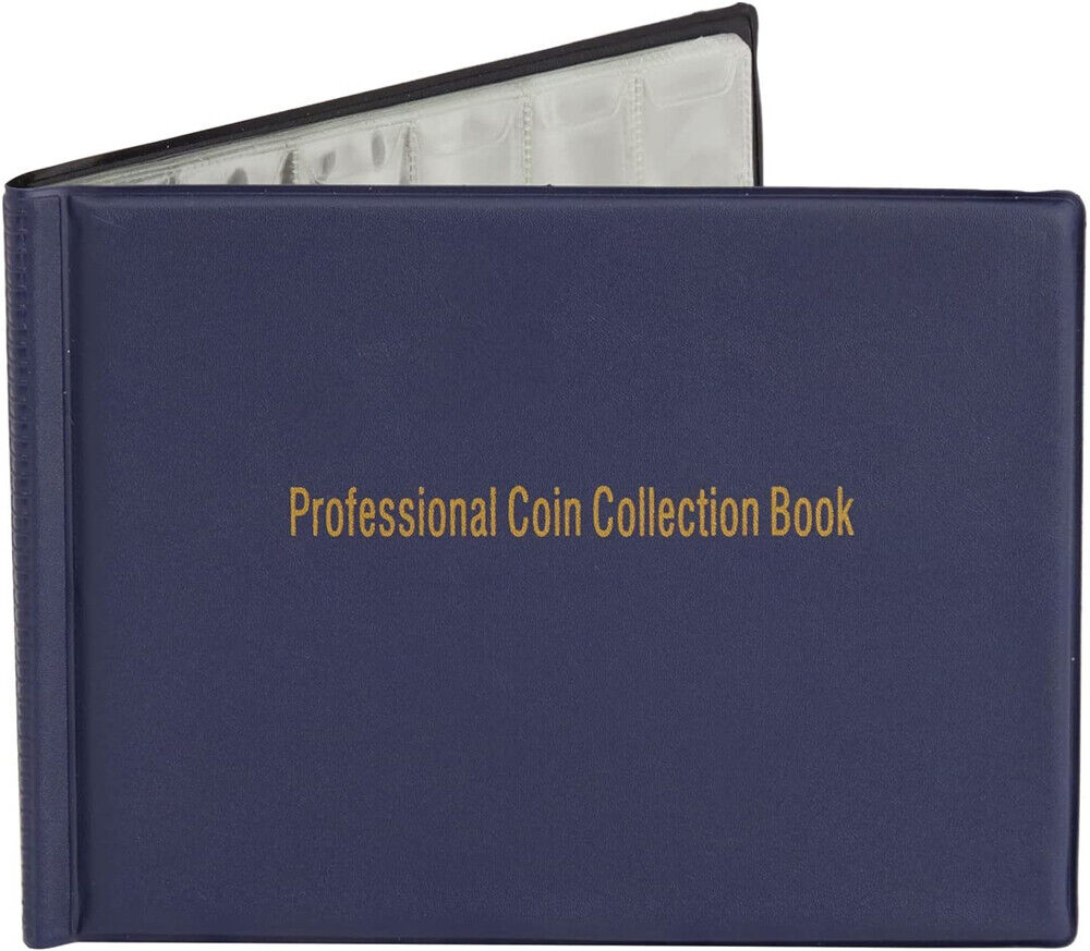 240 Slots Coin Holder Collection Storage Money Penny Pockets Album Book Folder