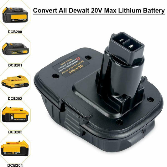DCA1820 Converter For DeWalt 18V/20V MAX Slide XRP Battery Adapter DC9096 DCB200
