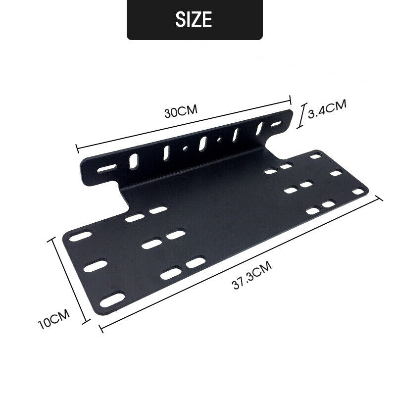 Car Truck Number Plate Holder Bracket Licence Driving Light Bar High Quality