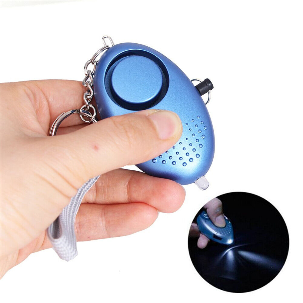 1PCS Personal Alarm Self-defense Siren Emergency Safe Keychain Sound Song Torch