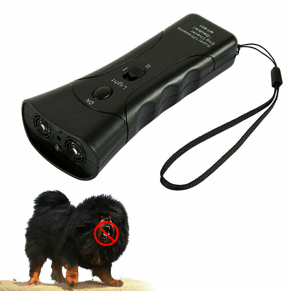 Free 9V Battery + Anti Bark Device Ultrasonic Dog Barking Control Trainer