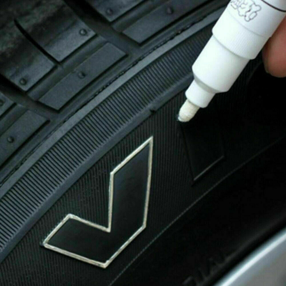 Pen Marker White Car Motorcycle Cool Tyre Tire Tread Paint Waterproof AU